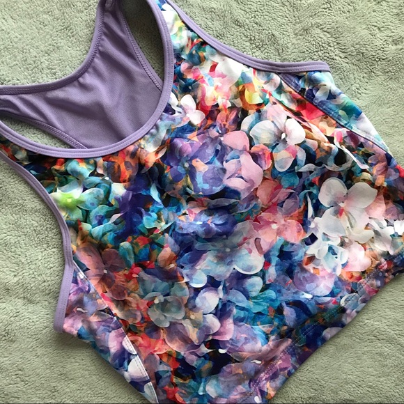 Born Primitive Other - Born Primitive Meshed Up Sports Bra Floral Refresh